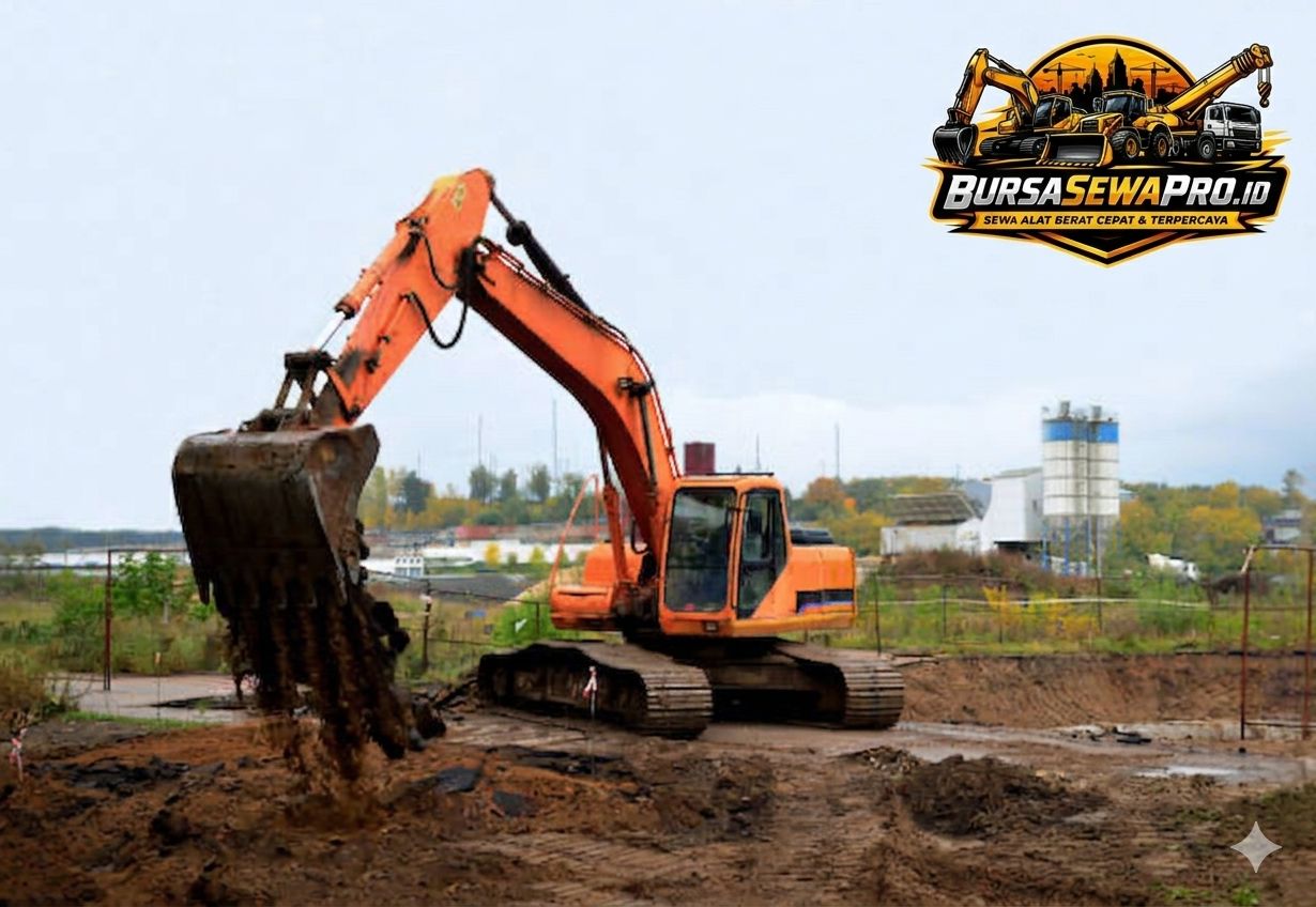 proses land clearing area resort dan villa di Sentul