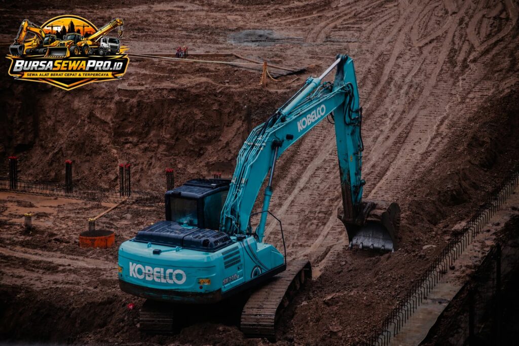 Excavator untuk Pembukaan Lahan Perumahan di Cileungsi