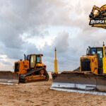kombinasi dengan unit bulldozer