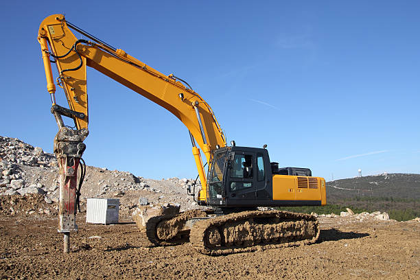 Excavator PC200 Breaker untuk Bobok Beton & Demolition Proyek Berat