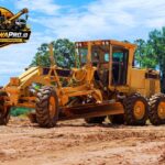 armada motor grader siap kerja